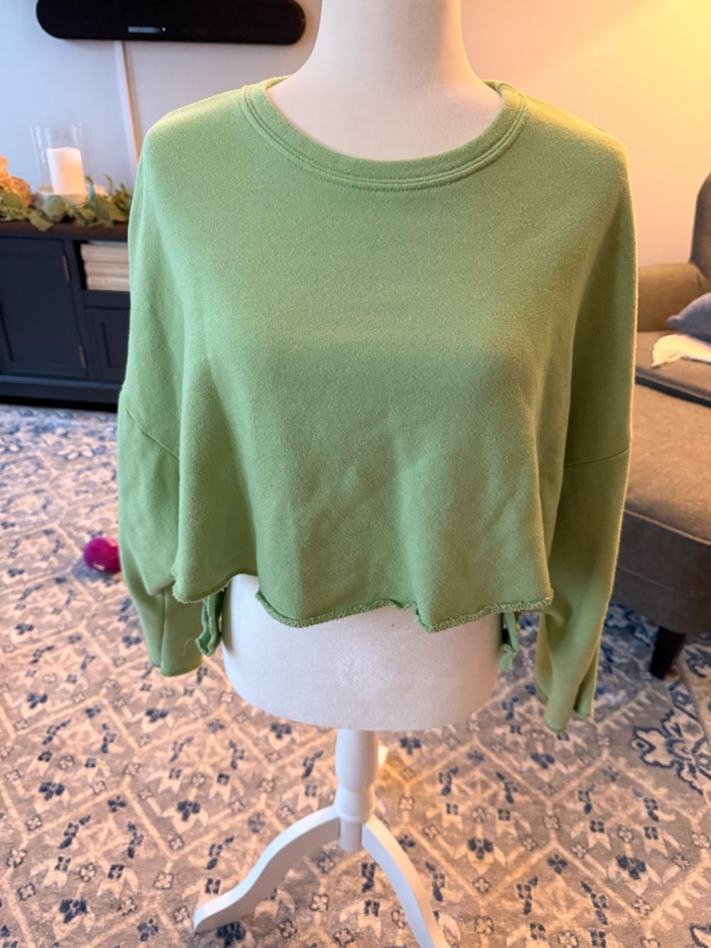 BUCKETLIST Lime Green Lightweight Top